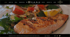 Desktop Screenshot of lovashrestaurant.com