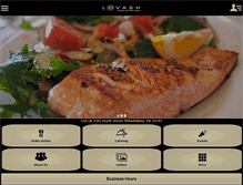 Tablet Screenshot of lovashrestaurant.com